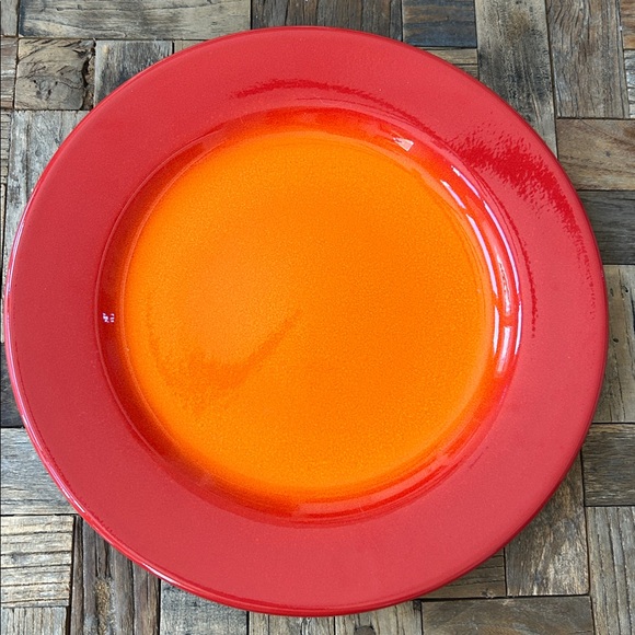 Waechtersbach Fun Factory Magma Red Orange Dinner Plate Germany - Picture 1 of 5